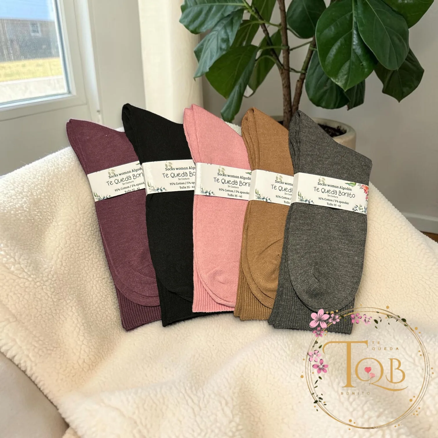 Calcetines Algodón Mujer pack x3