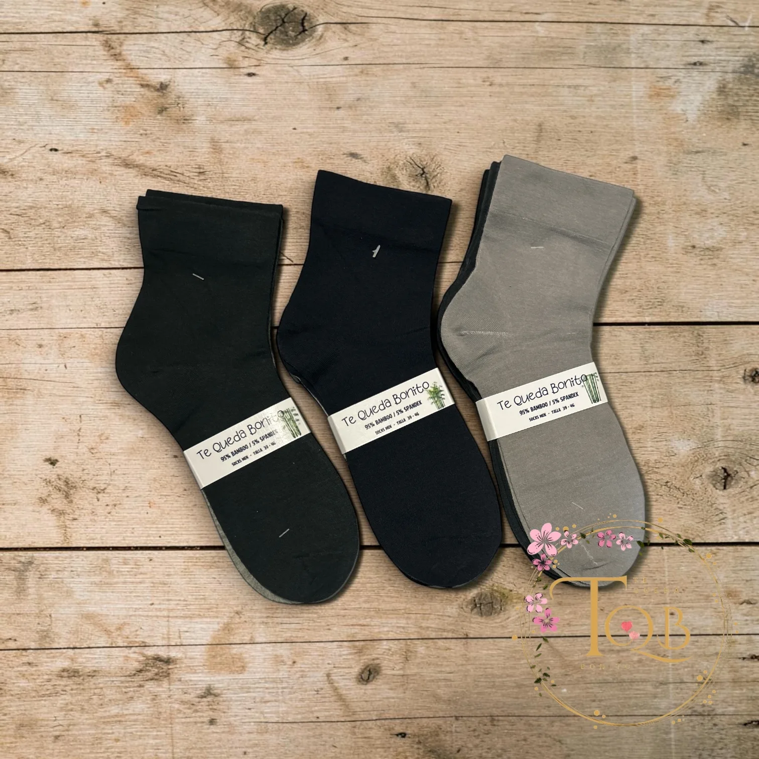Calcetines Bamboo hombre pack x3